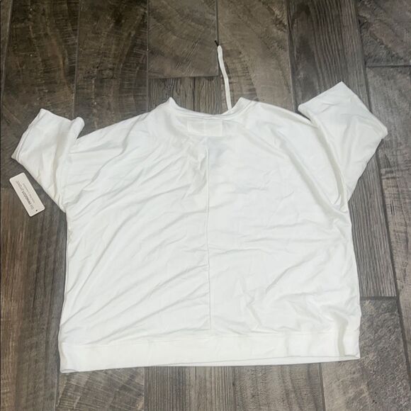 Cream Tie Front Blouse with Sailor Collar - Picture 3 of 4